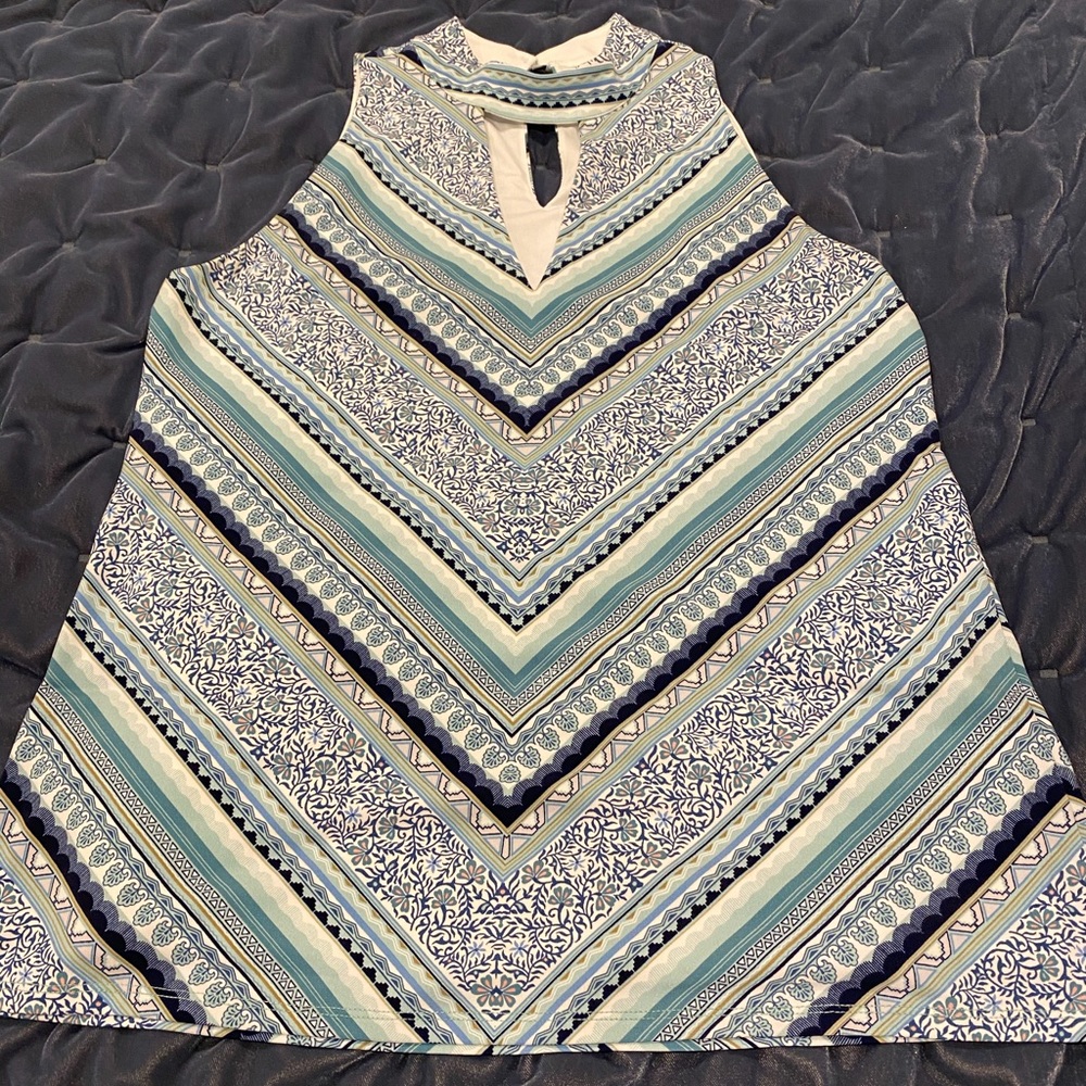 Keyhole neck, racerback top